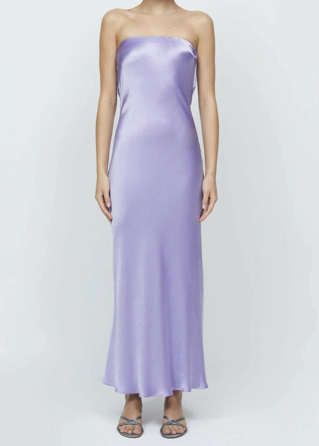 Bec & Bridge Moondance Silk Maxi Dress in Lilac - 6 / Violet - Dresses