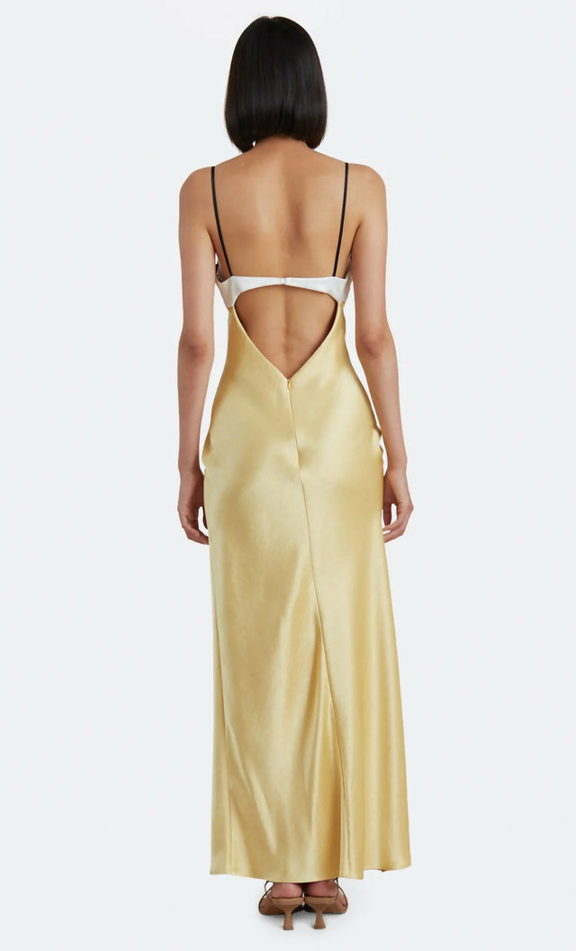 Bec & Bridge Nadia Bustier Maxi Dress in Multi Yellow - 8 / Multi - Dresses