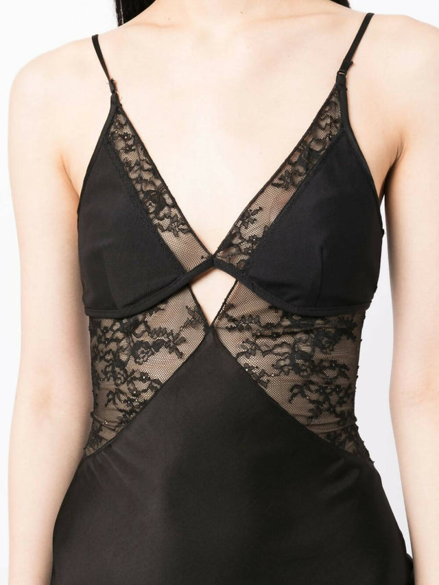 Bec & Bridge Nora Lace Maxi Dress - 6 / Black - Dresses