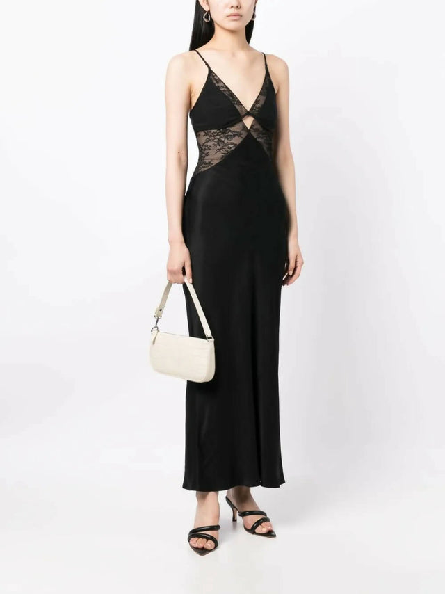 Bec & Bridge Nora Lace Maxi Dress - 6 / Black - Dresses