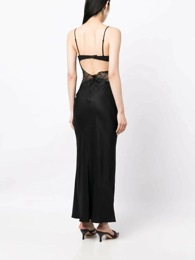 Bec & Bridge Nora Lace Maxi Dress - 6 / Black - Dresses