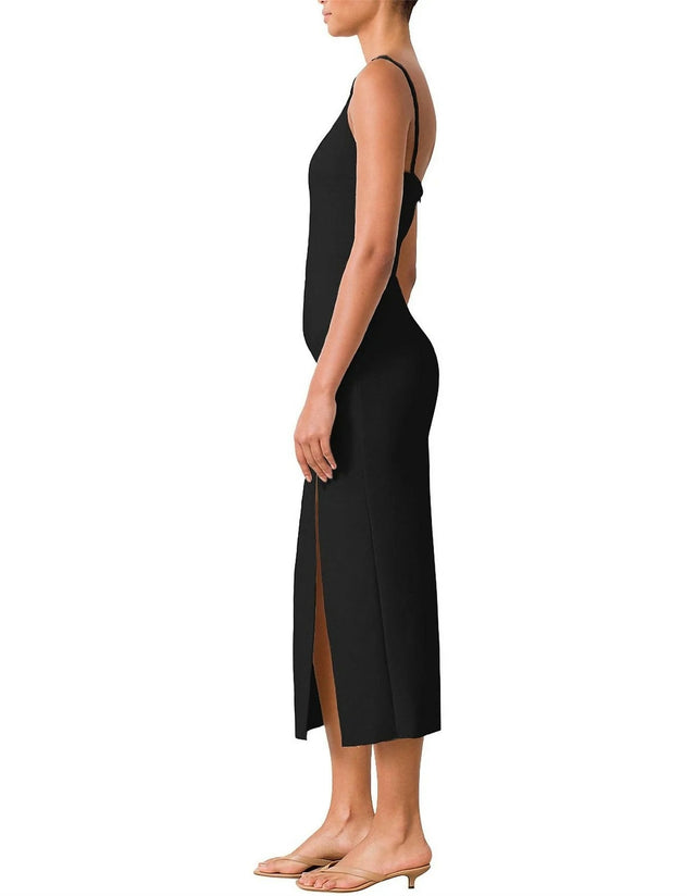 Bec & Bridge Raphaela Midi Dress - 10 / Black - Dresses