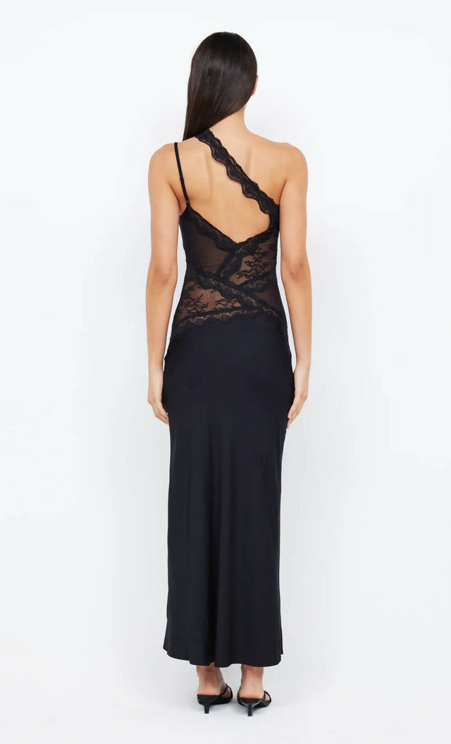 Bec & Bridge Ria Asym Maxi Dress - 6 / Black - Dresses