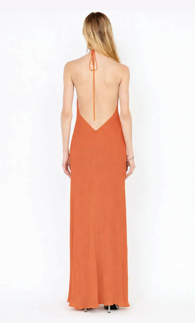 Bec + Bridge Sabrina Drape Maxi Dress | Persimmon - Dresses