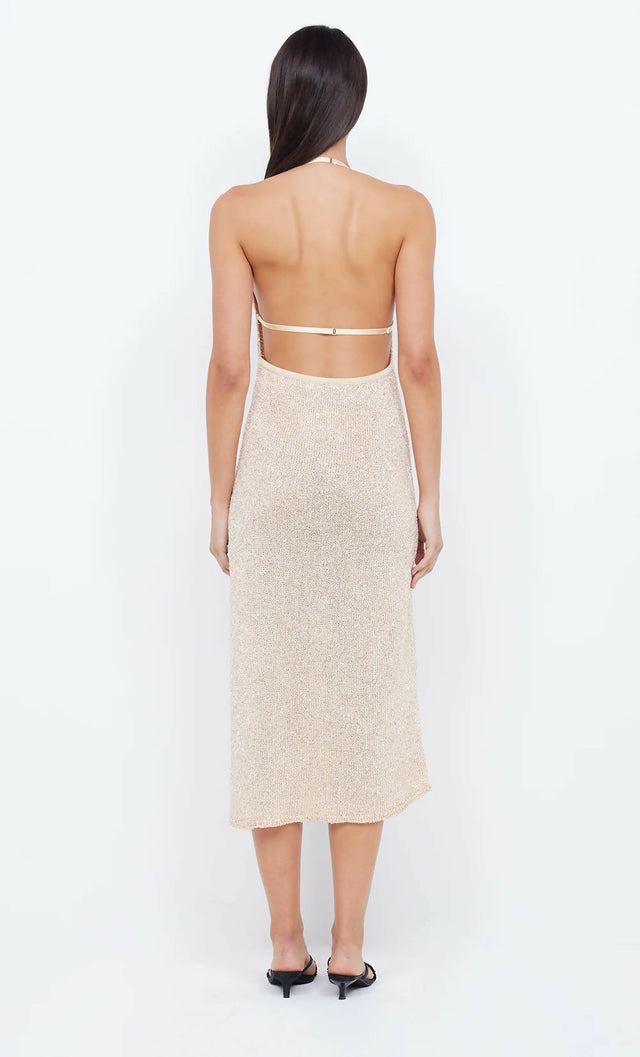 Bec + Bridge Sadie Knit Sequin Midi Gold - 8 / Gold - Outfit Sets