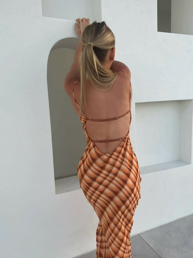 Bec & Bridge Soleil Slip Maxi Dress - 6 / Multi - Dresses