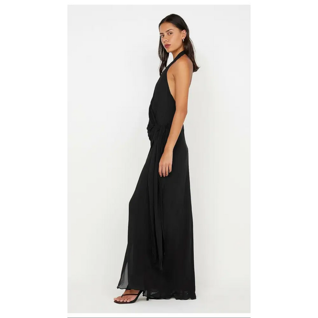 Bec & Bridge Soneva Wrap Dress Black Size AU 10 - 10 / Black - Dresses