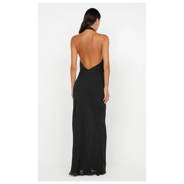 Bec & Bridge Soneva Wrap Dress Black Size AU 12 - 12 / Black - Dresses