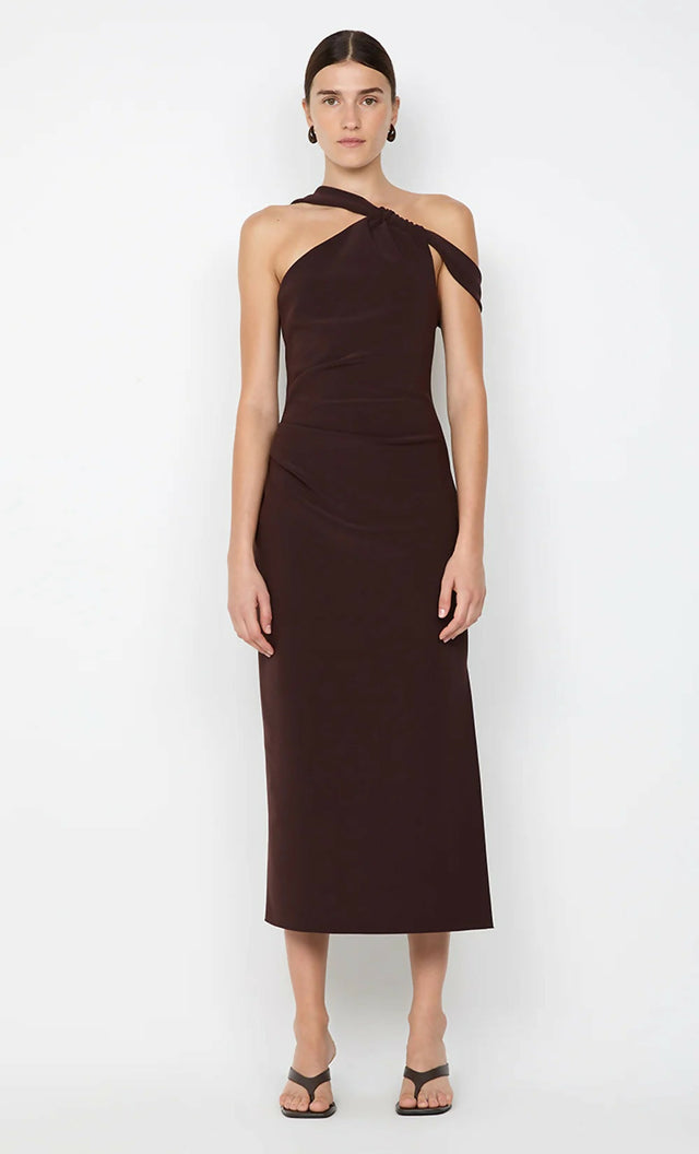 Bec & Bridge Sylvie Midi - 8 / Brown - Dresses