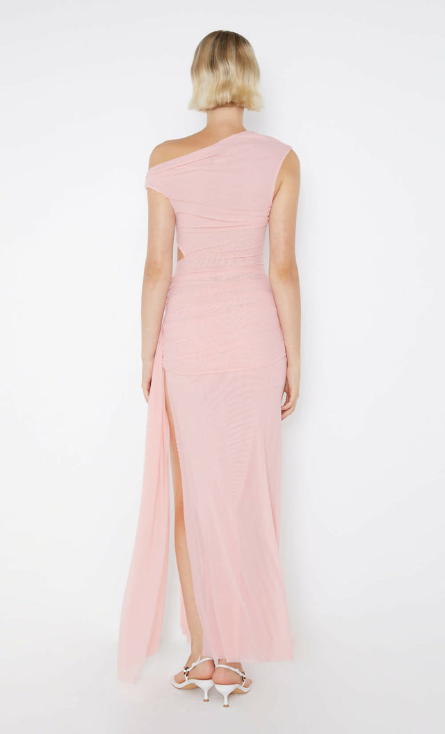 Bec & Bridge Victoria Asymmetrical Maxi Dress in Light Pink - Pink - Dresses