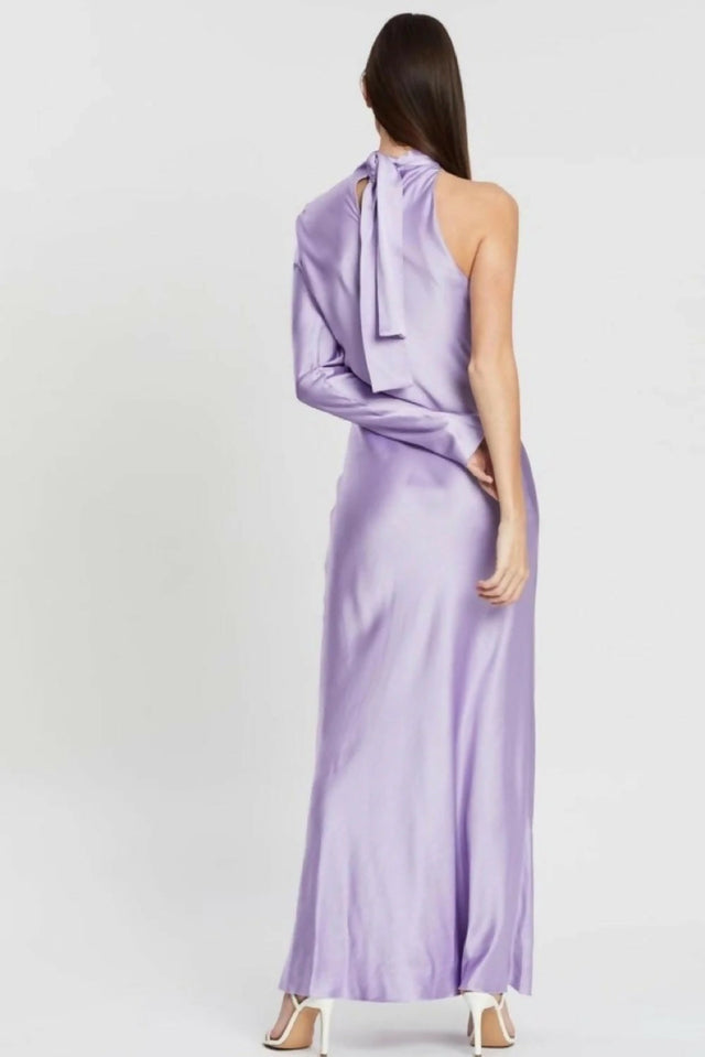 Bec & Bridge Violetta Asymmetrical Dress - 10 / Violet - Dresses