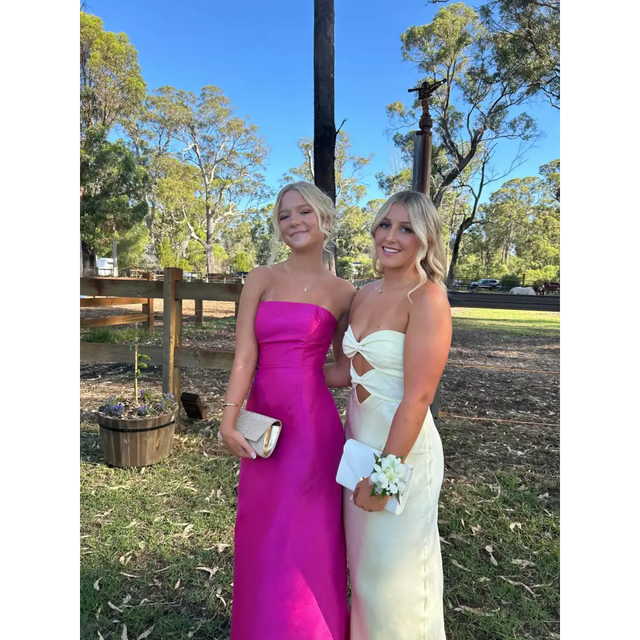 Bec + Bridge Yellow Halle Strapless Gown - Dresses