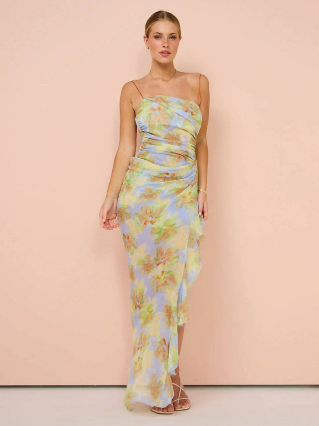 Bec & Bridge Zephy Asym Dress - 8 / Floral - Dresses