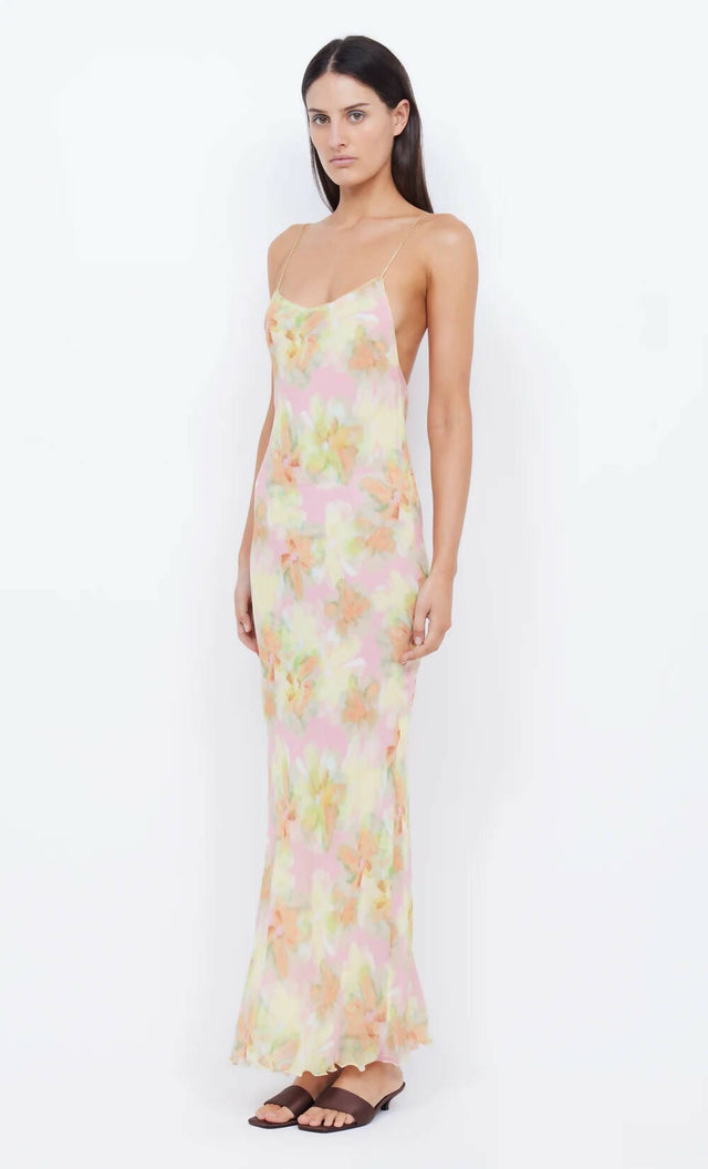 Bec & Bridge Zephy Print Slip Dress - 8 / Floral - Dresses