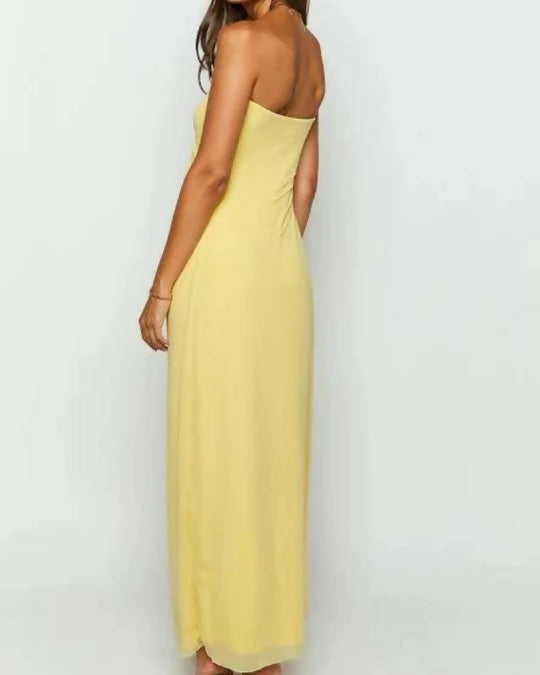 Beginning Boutique Braelyn Dress - 8 / Yellow - Dresses