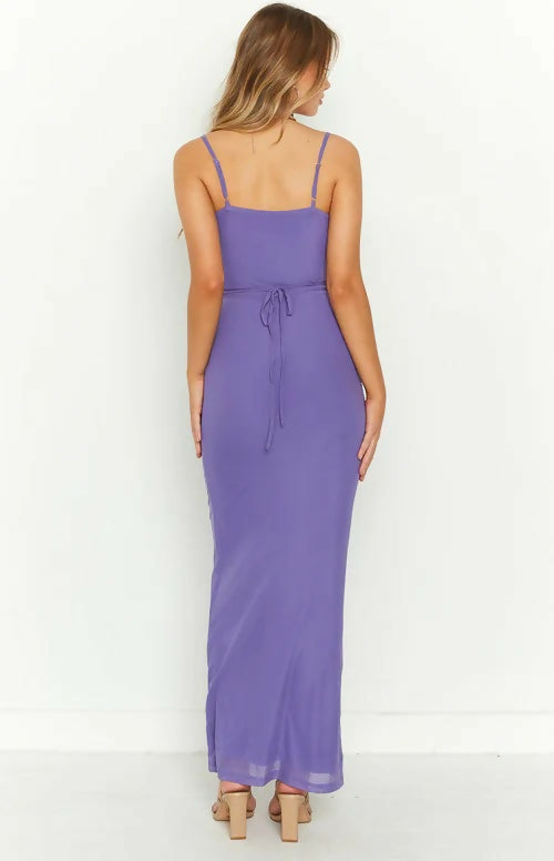 Beginning Boutique Dilara Maxi Dress Purple - Dresses