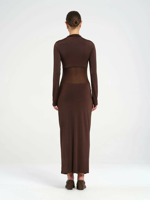 BENNI Dora Maxi Dress - 8 / Brown - Dresses
