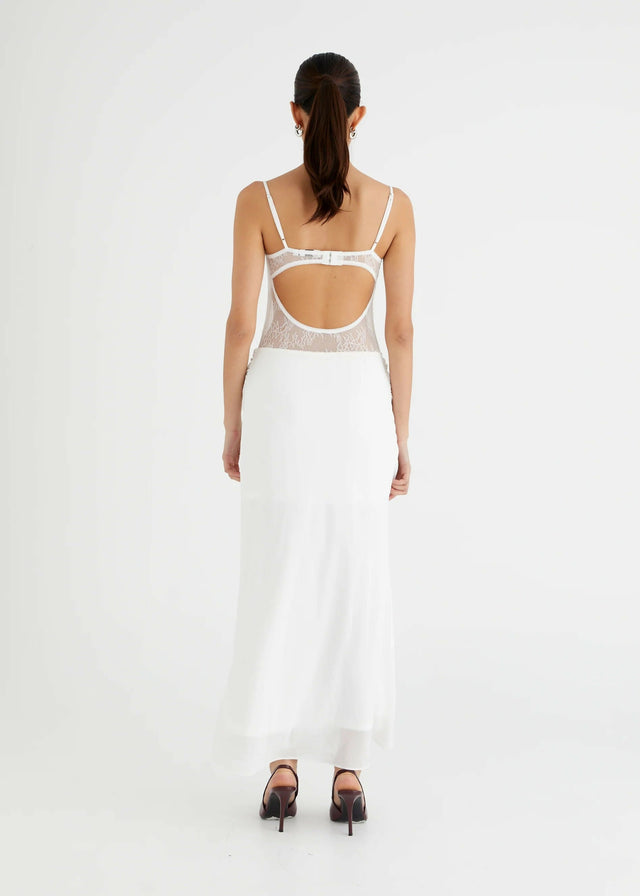 Benni Gabriel Maxi - White - 8 / White - Dresses