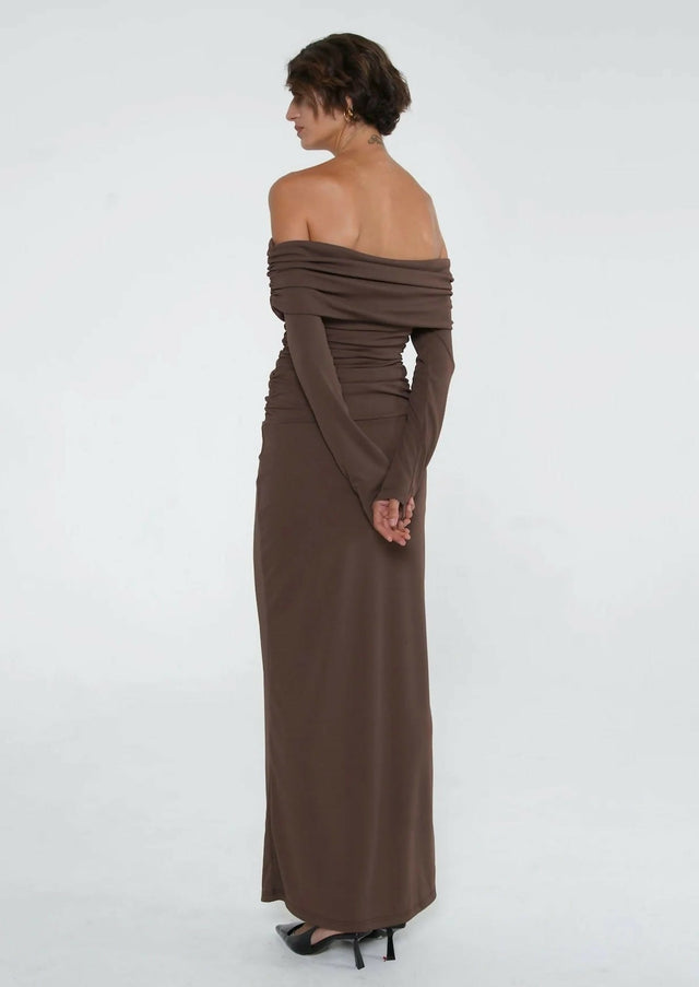 Benni Lorena Maxi - Ash Brown - 8 / Brown - Dresses