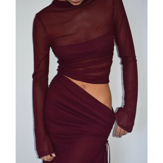 Benni Mable Maxi - Plum - 8 / Red - Dresses