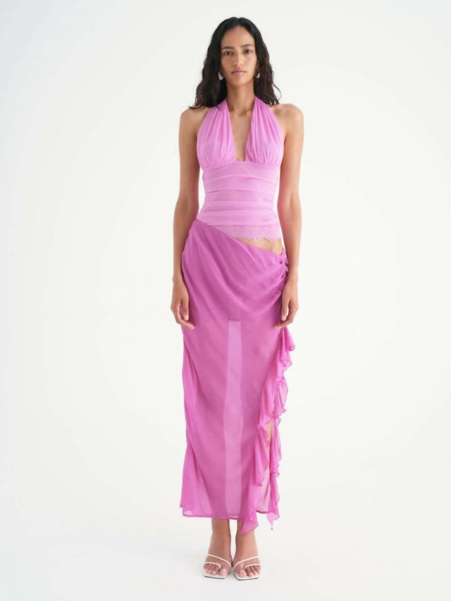 BENNI Penelope Maxi Dress in Pink - Dresses