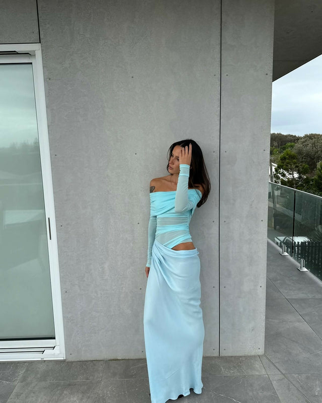 BENNI Yasmin Maxi Dress in Blue - 8 / Blue - Dresses