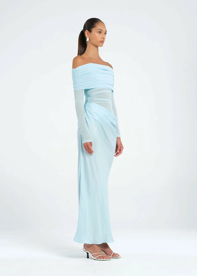 BEN135-1-WEBRES_LaurenStevenson_YasminOff-ShoulderMaxiDress_BabyBlue-1