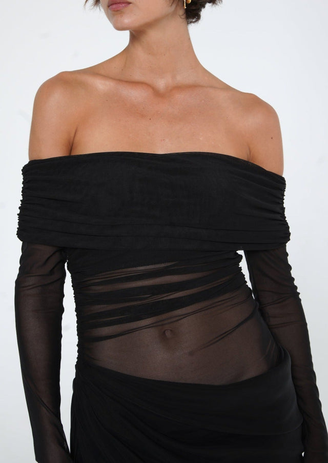 Benni Yasmin Off-Shoulder Maxi Dress - Dresses