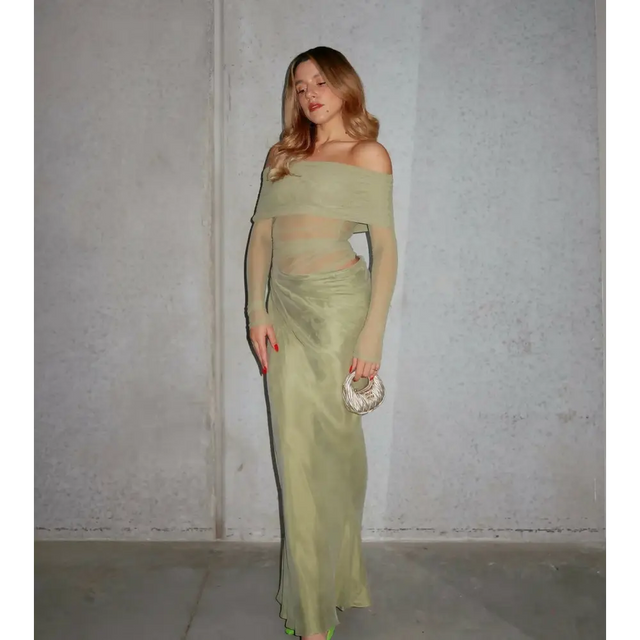 Benni. ‘Yasmin’ off the Shoulder Maxi - Dresses