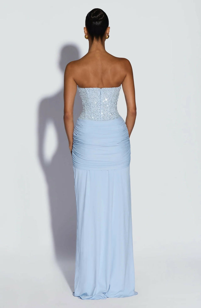 BABYBOO Carina Maxi Dress Glacier Blue