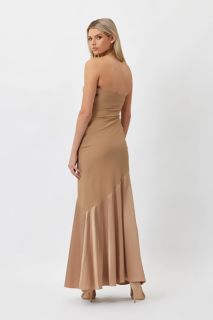 Bianca and Bridgett Tahlia Strapless Maxi Dress Beige Size 6 - 6 / Beige - Dresses