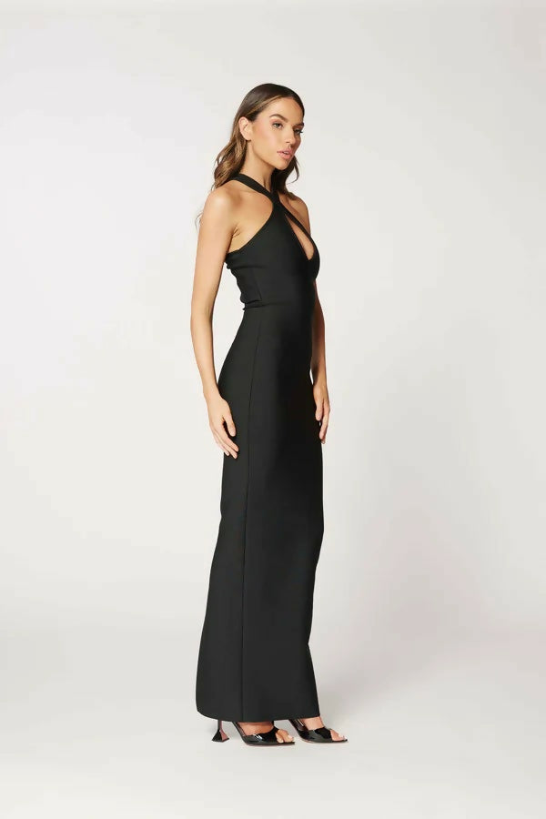 Bianca & Bridgett Brie Gown in Black - 6 / Black - Dresses