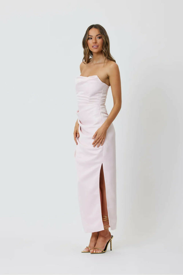 Bianca & Bridgett Evelyn Dress Blush - 6 / Pink - Dresses