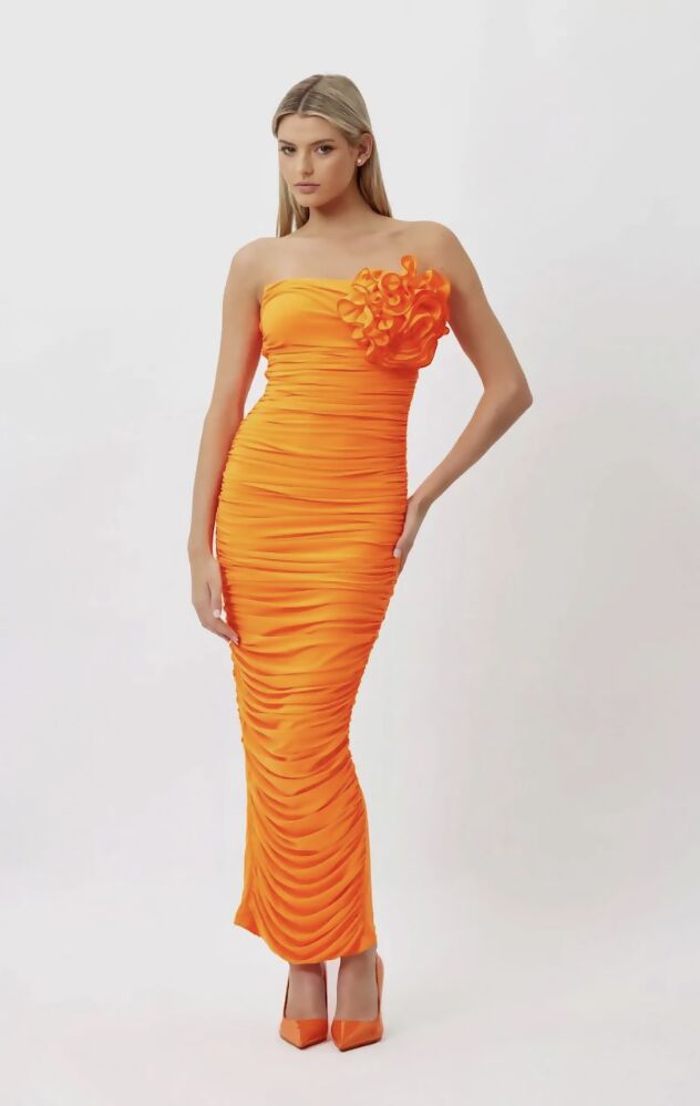 Bianca & Bridgett Tara Dress Size 10 - Orange / 10 - Dresses