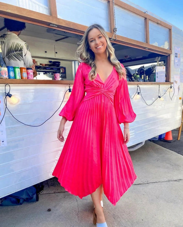 Billy J Angelina Dress - 6 / Pink - Dresses