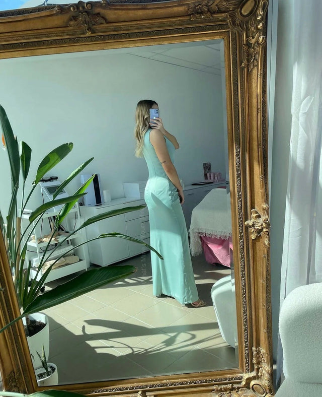 Billy J Atlantis Gown in Seafoam - Dresses