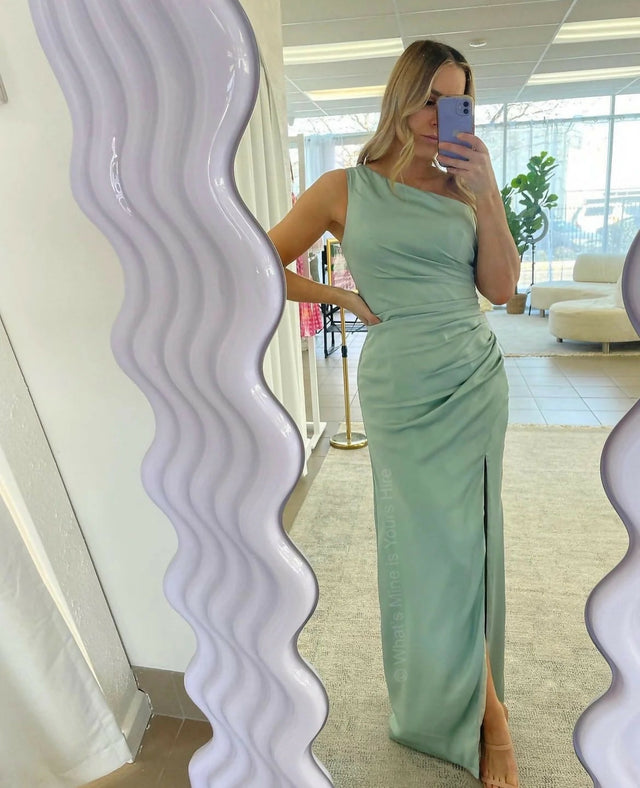 Billy J Atlantis Gown in Seafoam - Dresses
