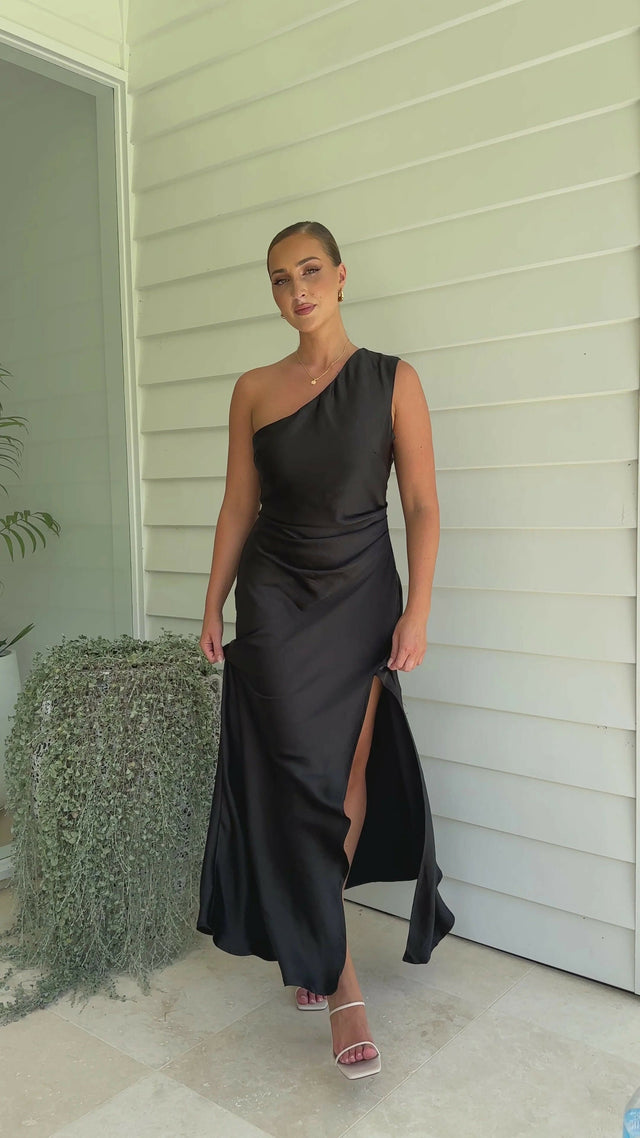 Billy J Victoria Maxi Black - 8 / Black - Dresses