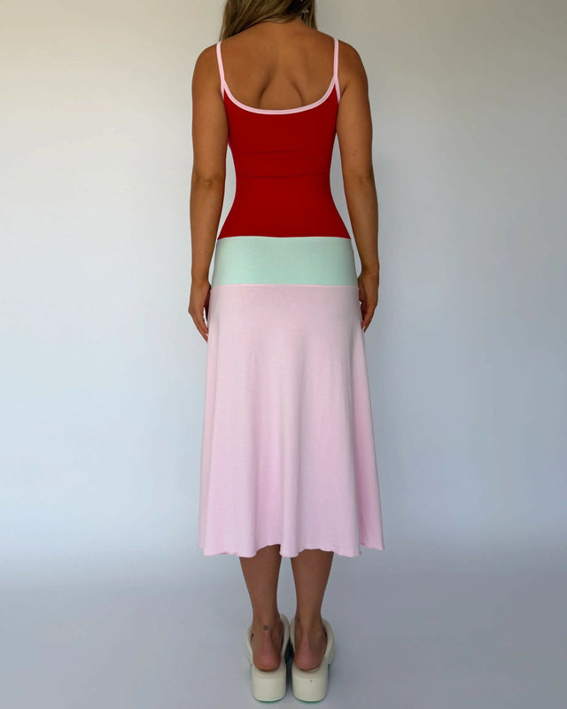Blanch Wear Lucy Midi Dress - Sorbet - Dresses