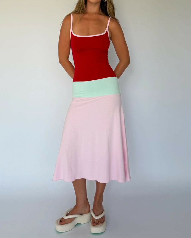 Blanch Wear Lucy Midi Dress - Sorbet - Dresses