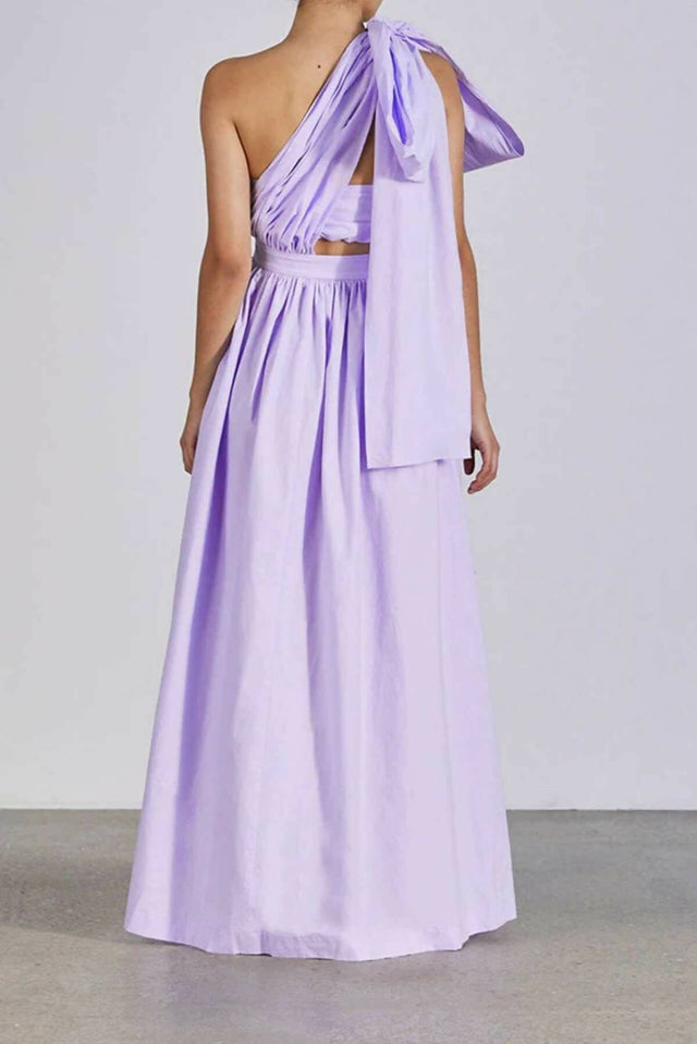 Bondi Born St Tropez Long Dress in Lavender - 6 / Lavender - Dresses