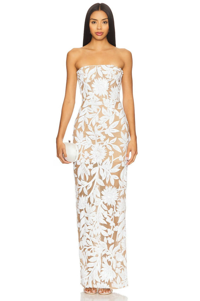 Bronx and Banco Dahlia Dress - 8 / White - Dresses