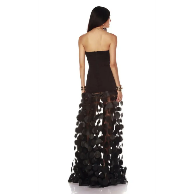 Bronx And Banco Harper Strapless Gown Dress Black Size S - 8 / Black - Dresses