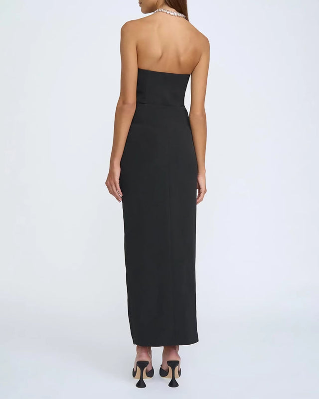 By Johnny Diamond Strapless Split Dress - 8 / Black - Dresses