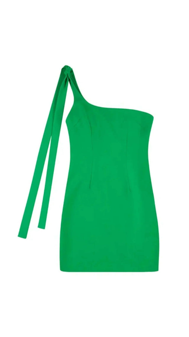 By Johnny One Shoulder Jungle Mini Dress - Dresses