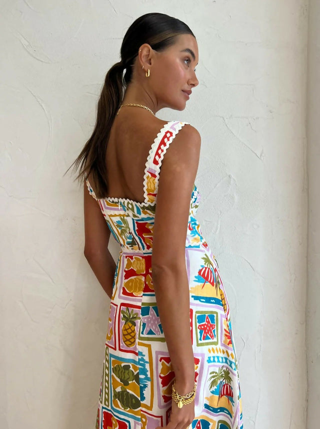 By Nicola Goldie Maxi Dress in Summer Vacation - Dresses