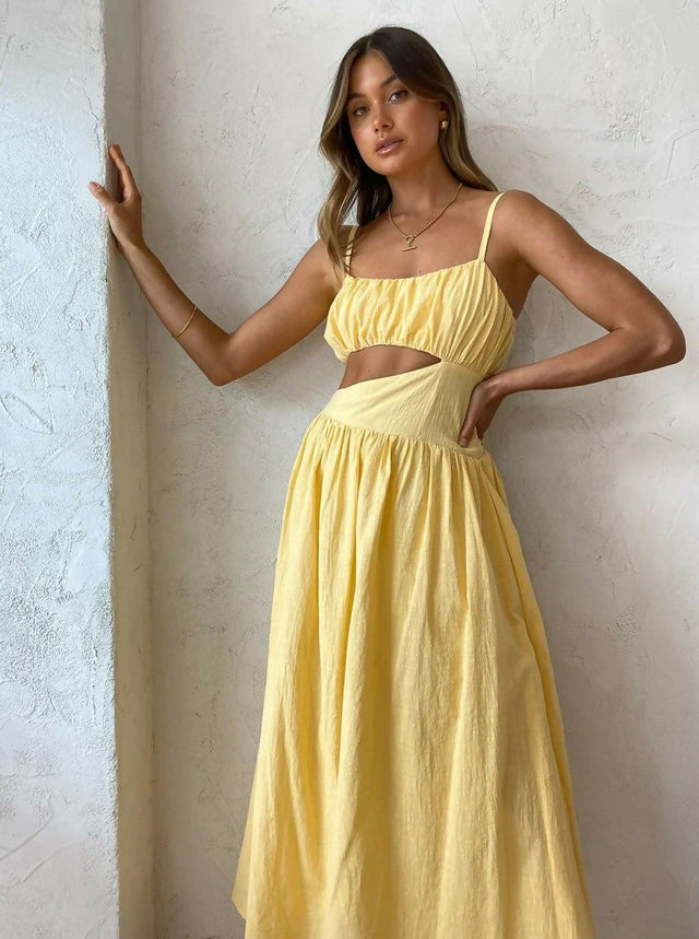 By Nicola Romantica Dress - 8 / Yellow - Dresses