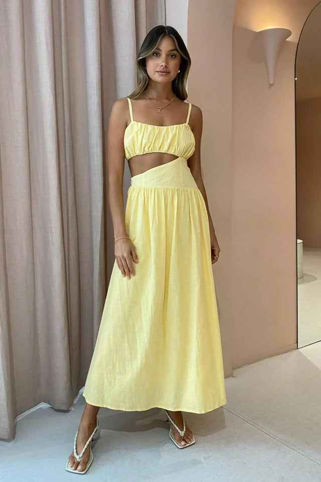 By Nicola Romantica Dress - 8 / Yellow - Dresses