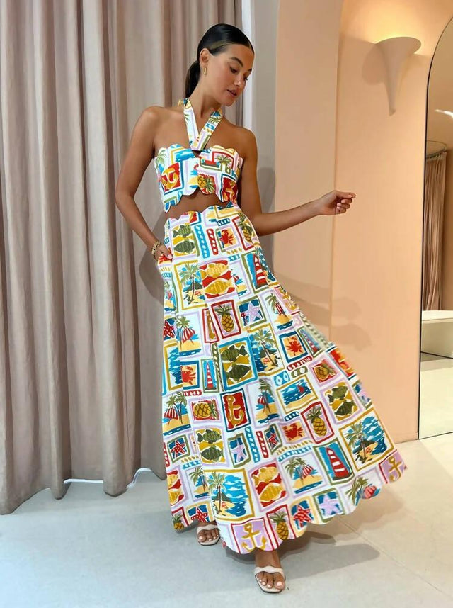 Nicola Sea - By Nicola Sea Change Top and Maxi Skirt