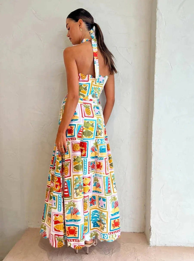 By Nicola - By Nicola Sea Change Top and Maxi Skirt in Summer Vacation